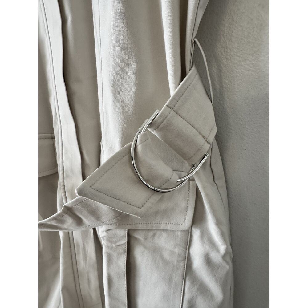 NWT Anatomie Mallory Utility Travel Midi Dress Size Large Stone Cargo Pockets - Picture 6 of 8